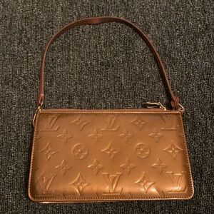 Louis Vuitton Brown Monogram Vernis Lexington Pochette Bag